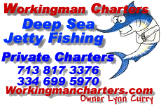 Master Captain Bill Curry  - Workingman  Fishing Charters, Offshore Fishing Inshore Fishing Charters Fishing  Out Of Galveston & Freeport Texas.