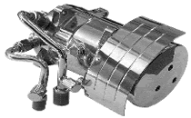 Route your hose connections to the lower side of the compressor. R-134a lines include service ports.